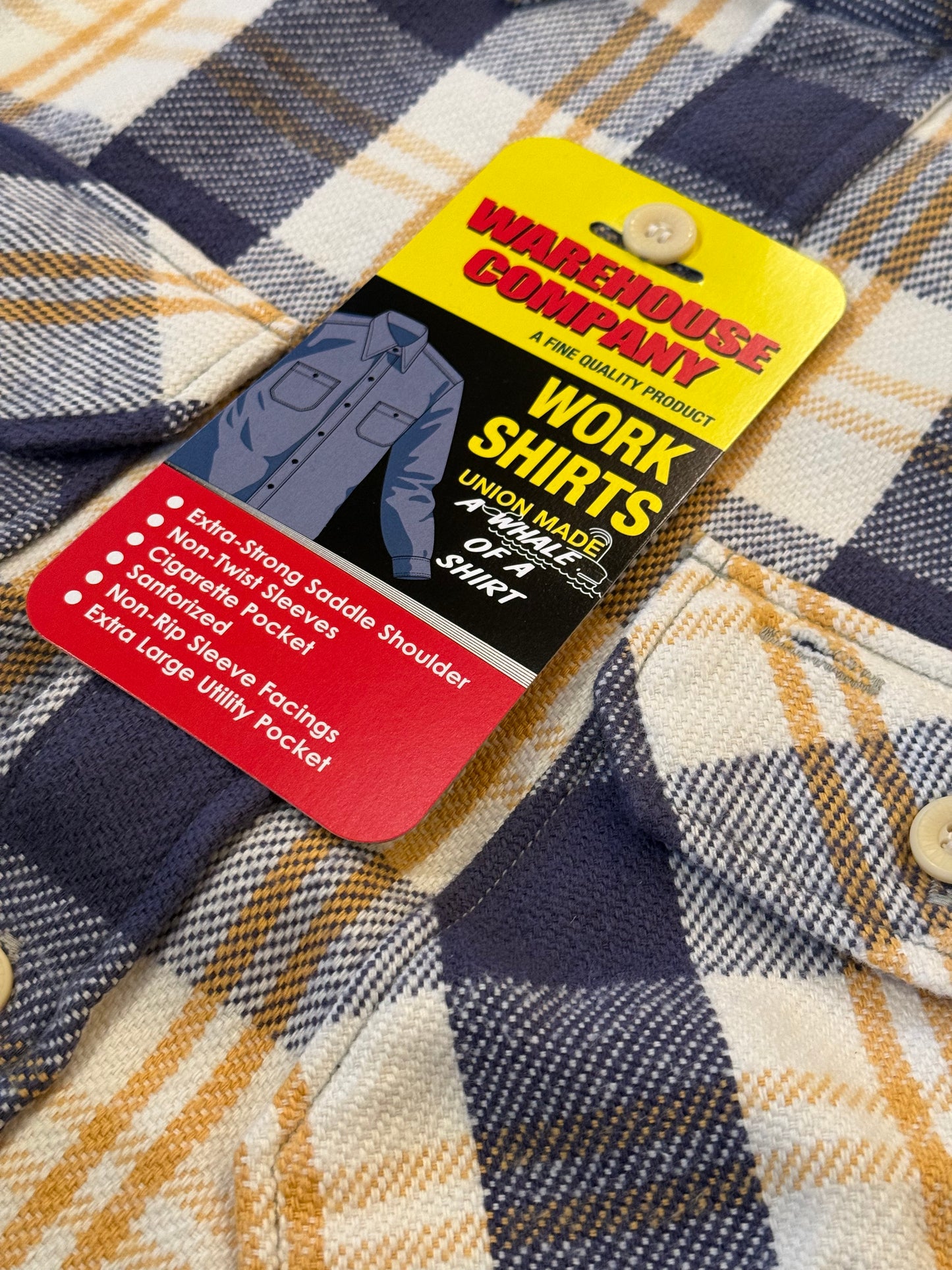Warehouse & Co Flannel Shirt - Navy