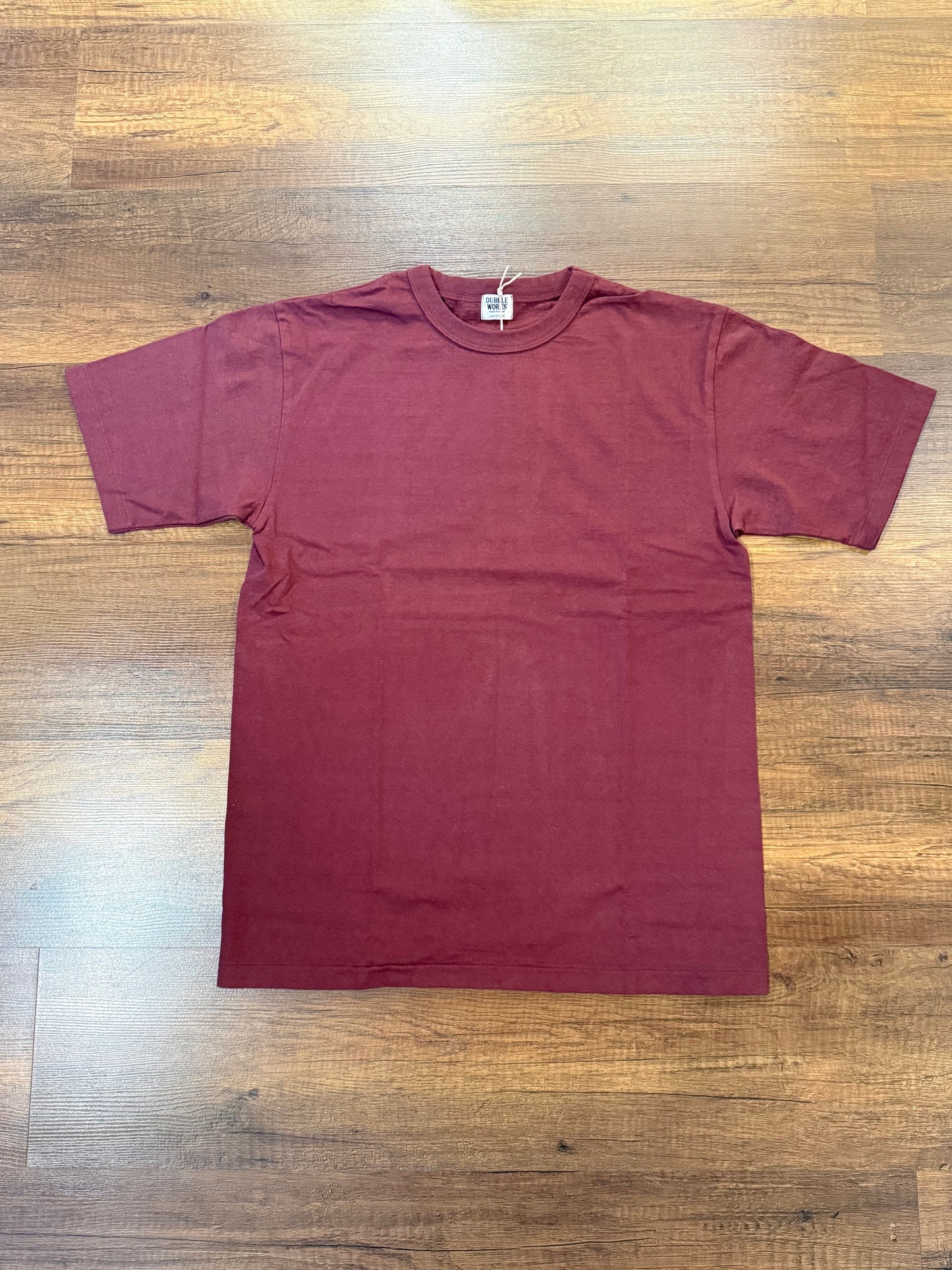 Dubble Works 7.7oz "Fallen Cotton" Crew Neck Tee - Bordeaux