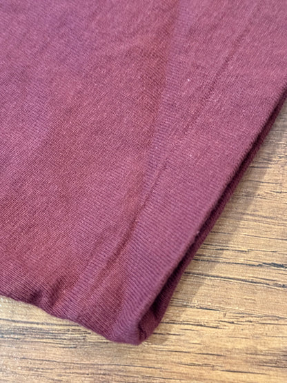 Dubble Works 7.7oz "Fallen Cotton" Crew Neck Tee - Bordeaux