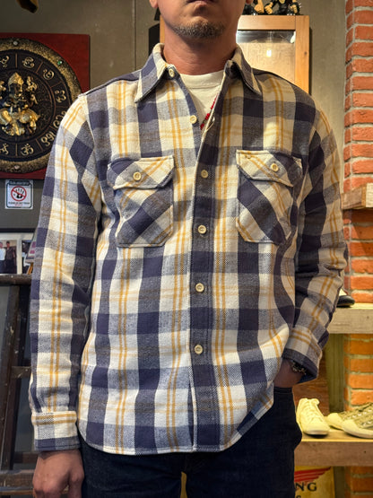 Warehouse & Co Flannel Shirt - Navy