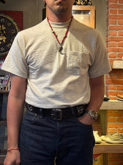 Warehouse & Co Lot 4601 Pocket Tee - Oatmeal