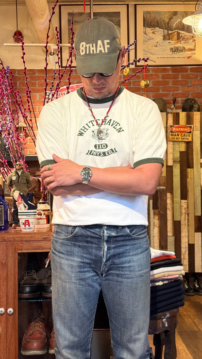 Dubble Works "Whitehaven" Ringer Tee
