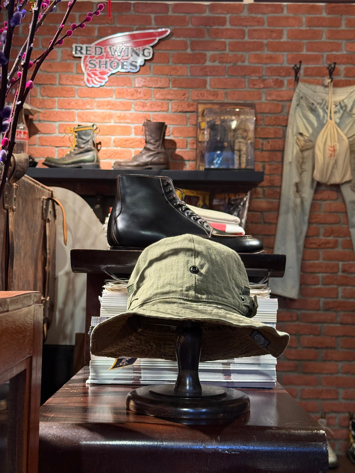Pherrow's U.S Army Bonnie Hat ( Reversible ) - Olive