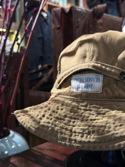 Pherrow's U.S Army Bonnie Hat ( Reversible ) - Olive