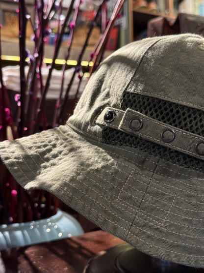 Pherrow's U.S Army Bonnie Hat ( Reversible ) - Olive