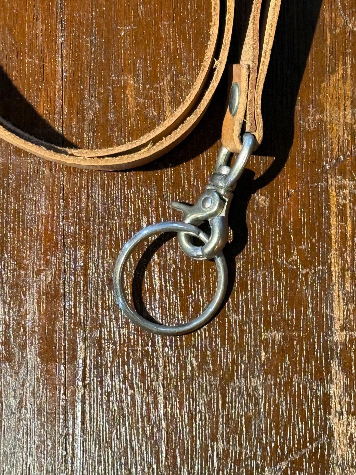 Redmoon Leather Lanyard