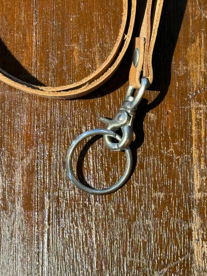 Redmoon Leather Lanyard