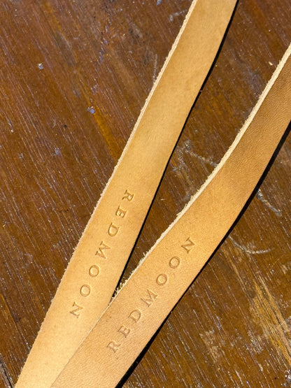 Redmoon Leather Lanyard