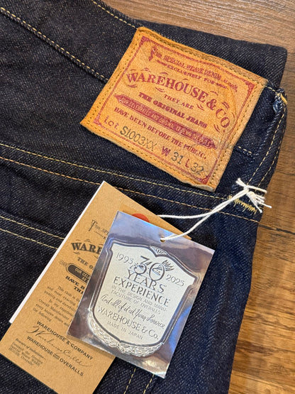 Warehouse & Co Lot S1003XX 30th Anniversary Denim - One Washed