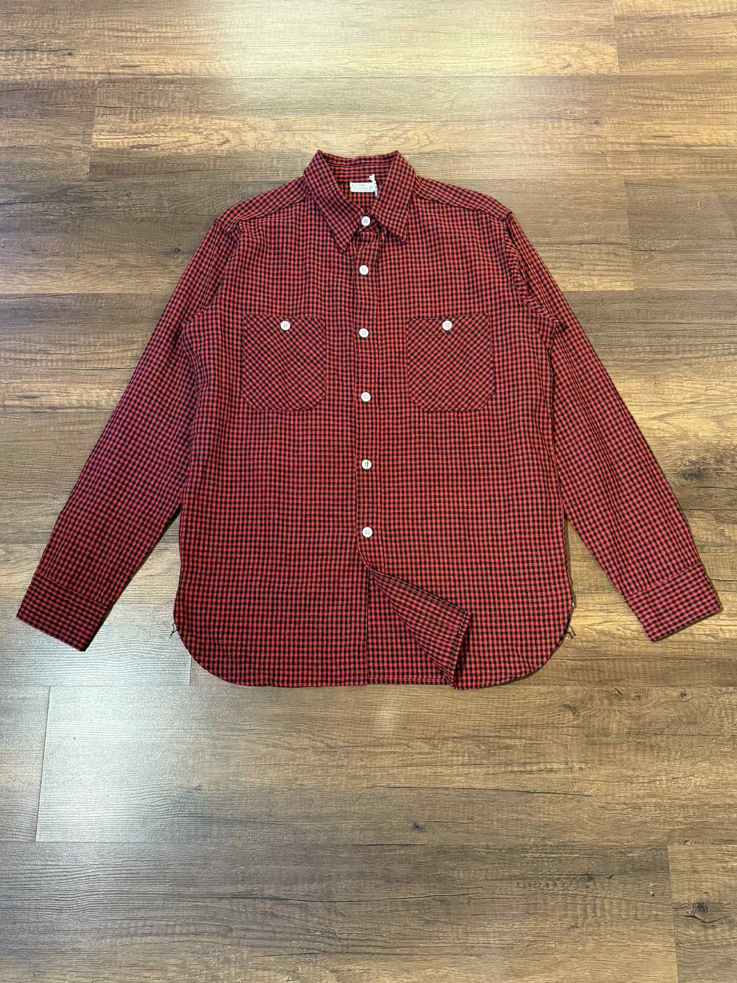 Warehouse & Co "Gingham" Long Sleeve Check Work Shirt