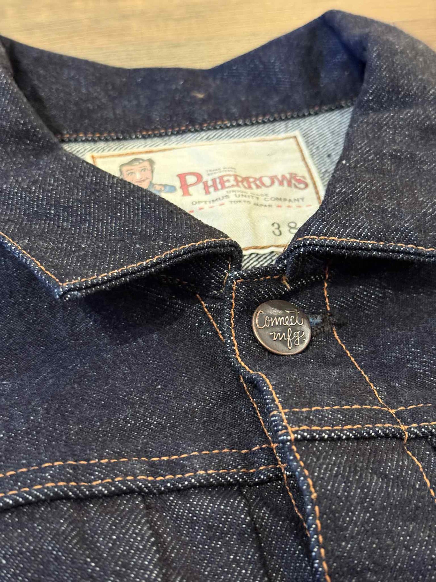 Pherrow's Classic "TYPE 1" Denim Jacket