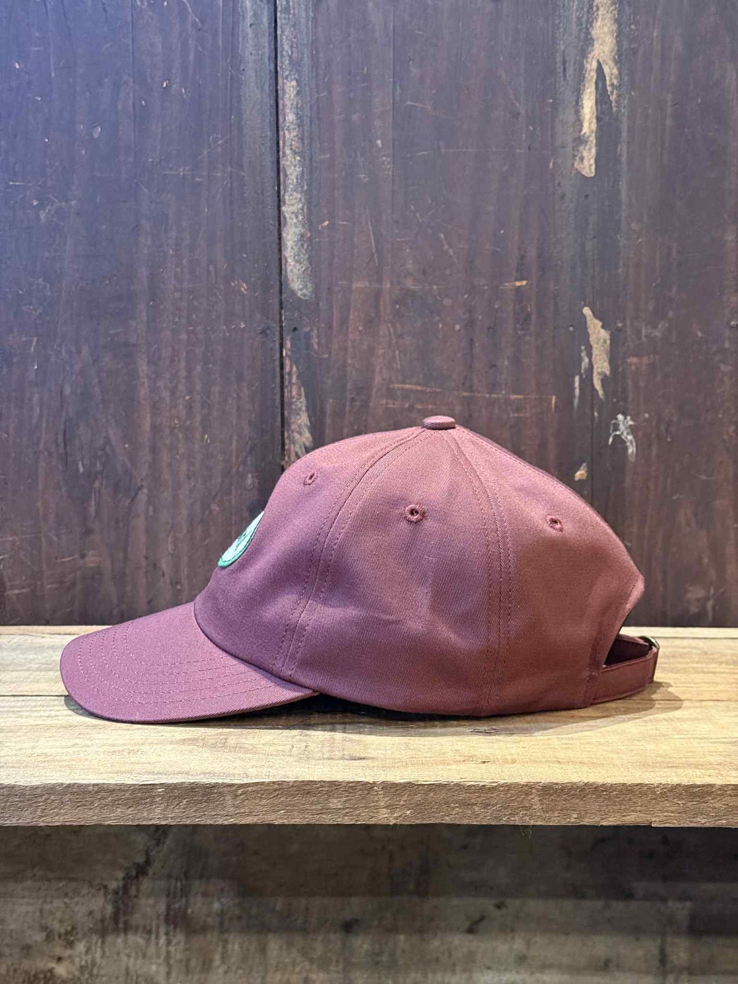 Standard California "Diner Logo" Patch Baseball Cap - Burgundy