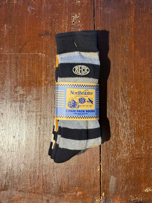Toys McCoy 3 Pack Bordered Boots Socks