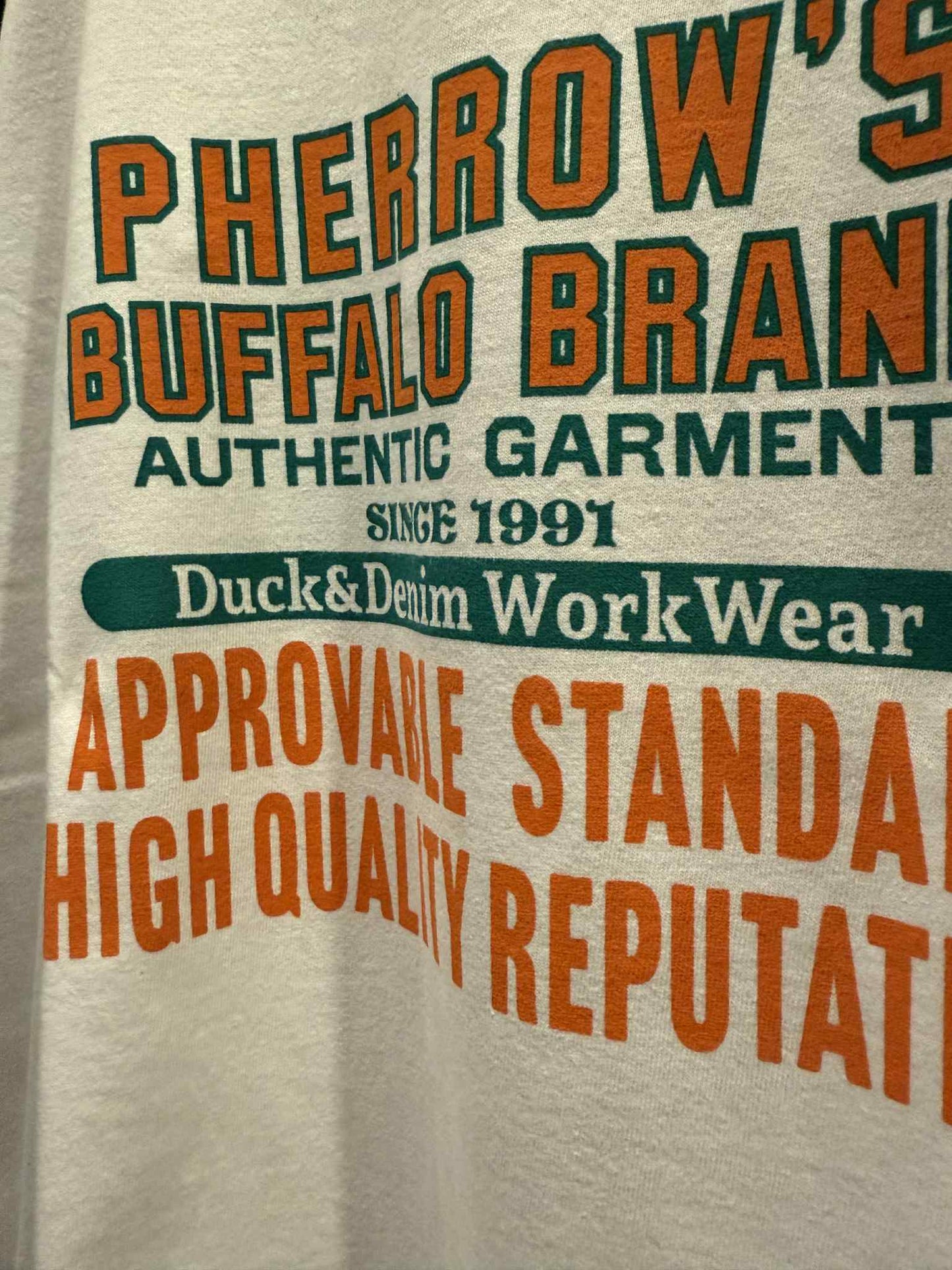 Pherrow's "Authentic Garment" 3/4 Raglan Tee
