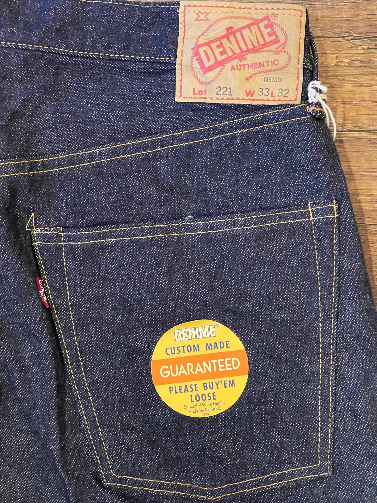 Denime Lot 221 "Big E Model" Jeans - One Washed