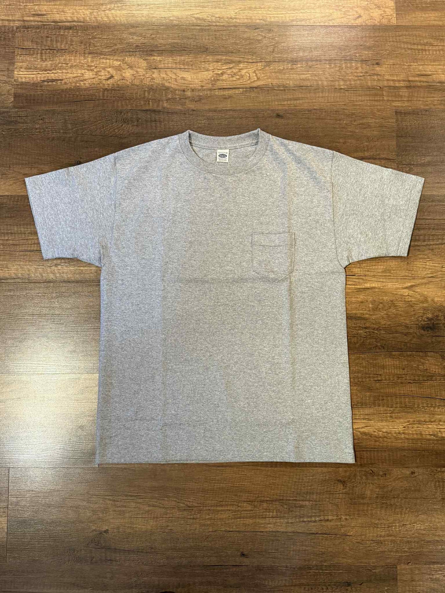 Denime Classic Pocket Crew Neck Tee - Grey