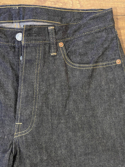 Denime Lot 224-66B "Black 66 Model" Jeans - One Washed