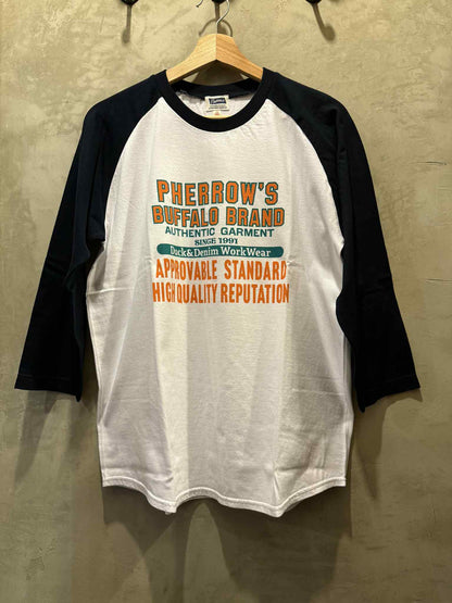 Pherrow's "Authentic Garment" 3/4 Raglan Tee