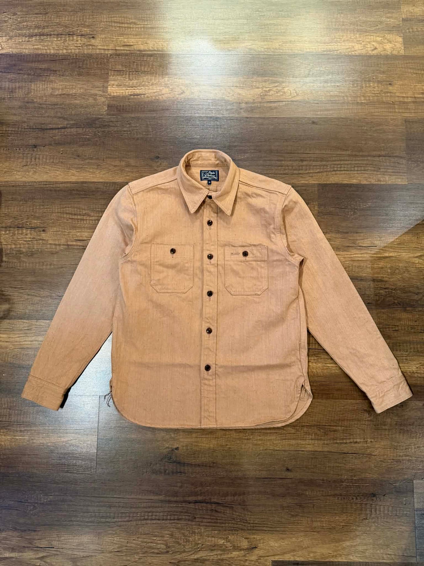 Studio D'Artisan "Fox Cotton" 13oz Jacquard Work Shirt