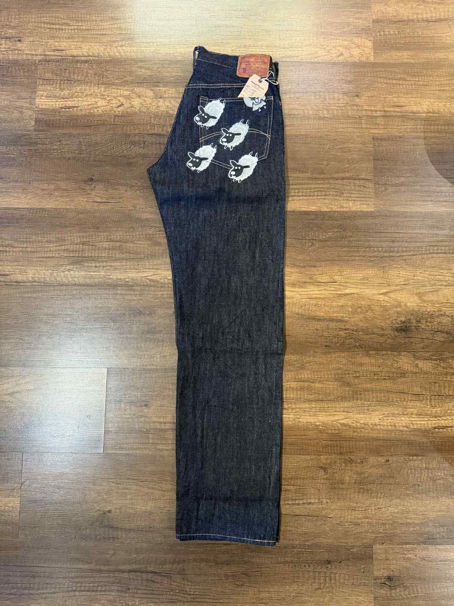 Studio D'Artisan "Sheep" Zodiac Series Jeans - One-Washed