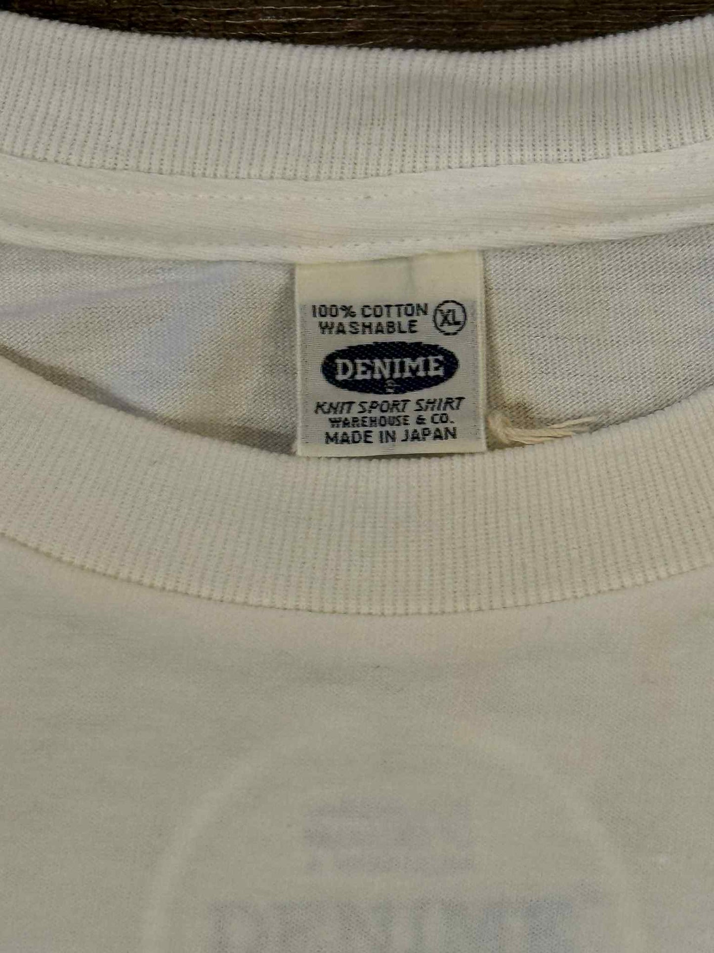 Denime Classic Pocket Crew Neck Tee - Off White