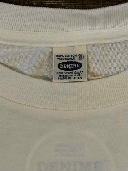Denime Classic Pocket Crew Neck Tee - Off White