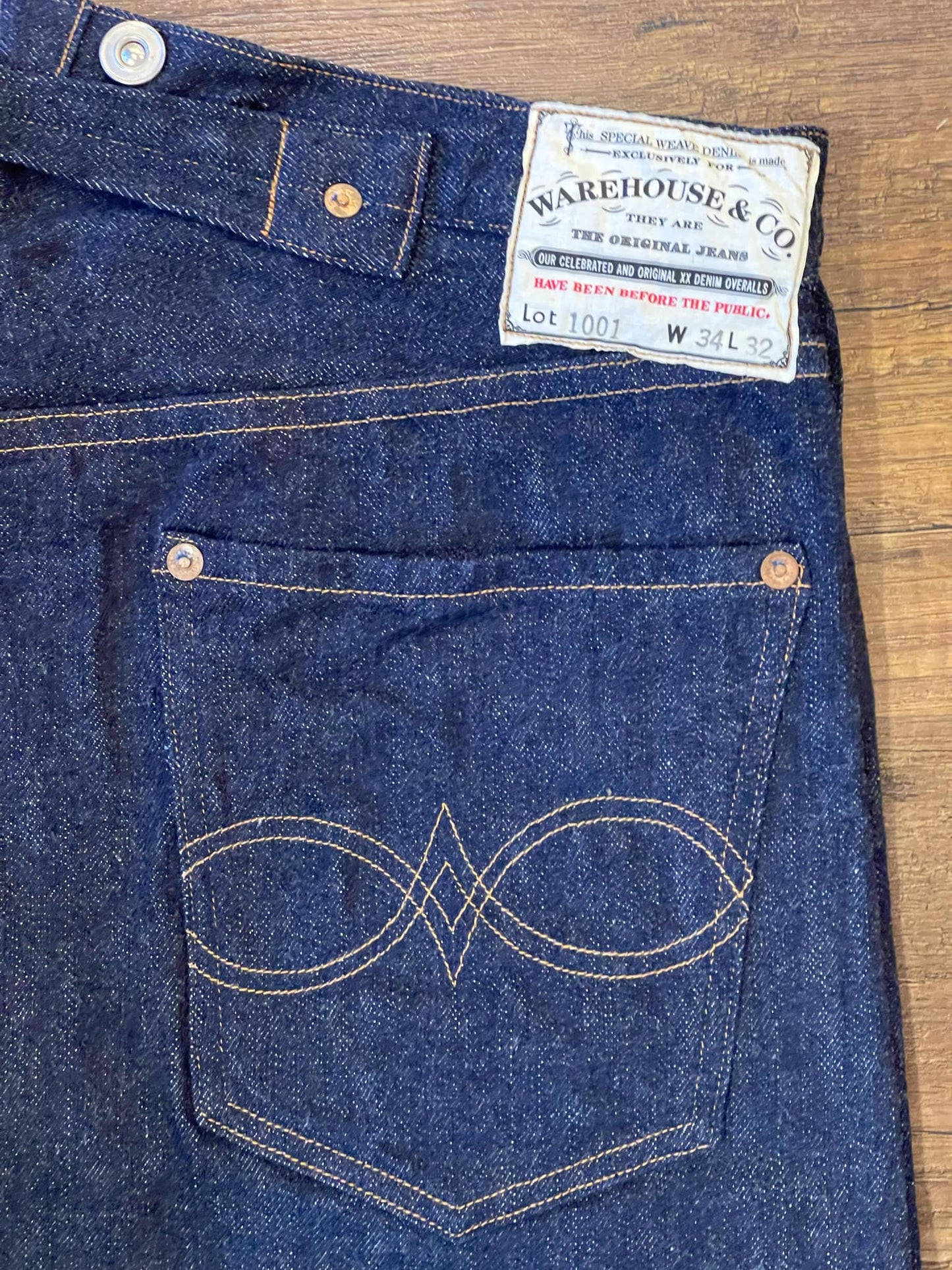 Warehouse & Co Lot 1001 ( 1901 No 2 ) Model Jeans