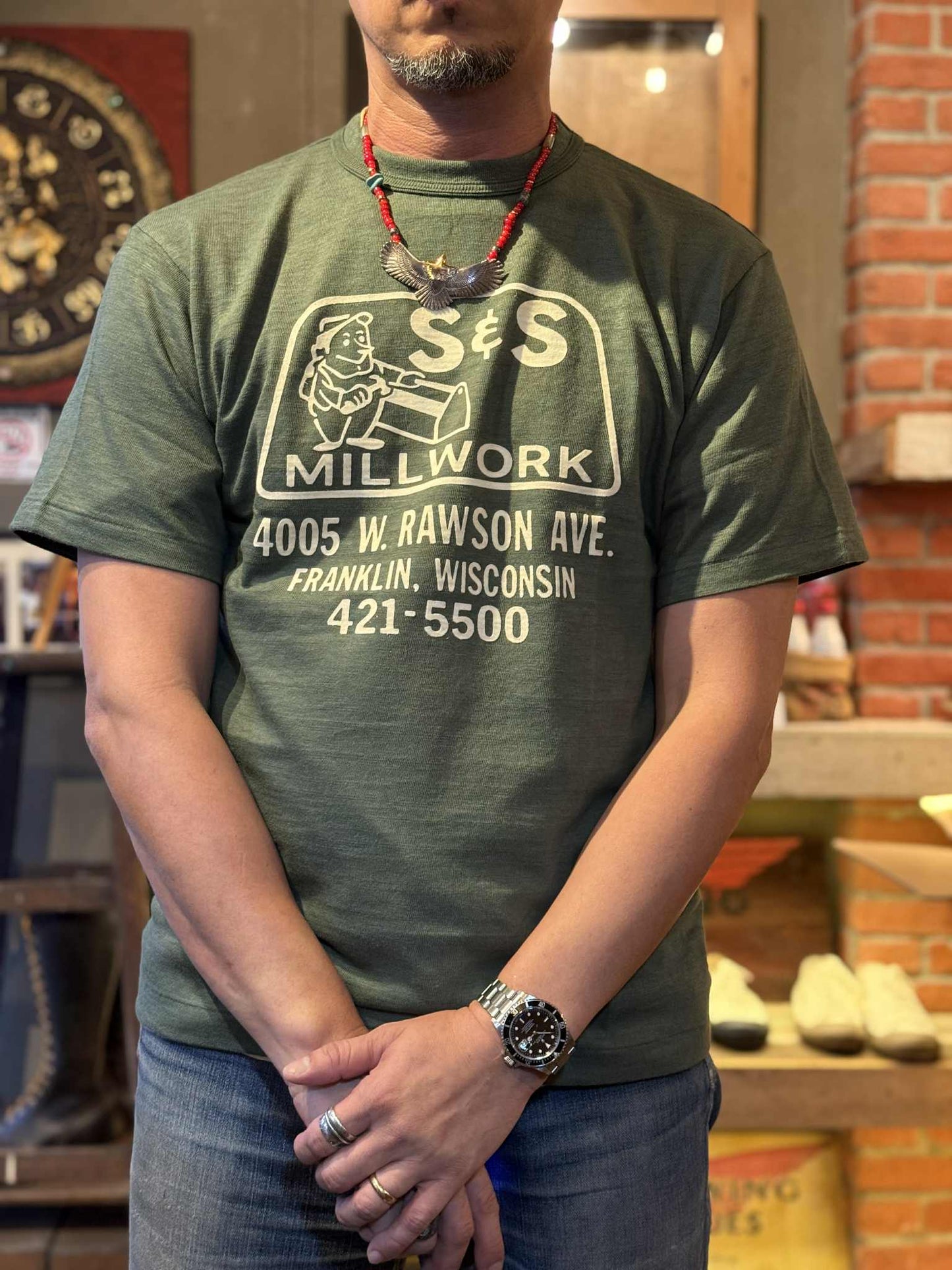 Warehouse & Co Lot 4601 "S & S" Tee