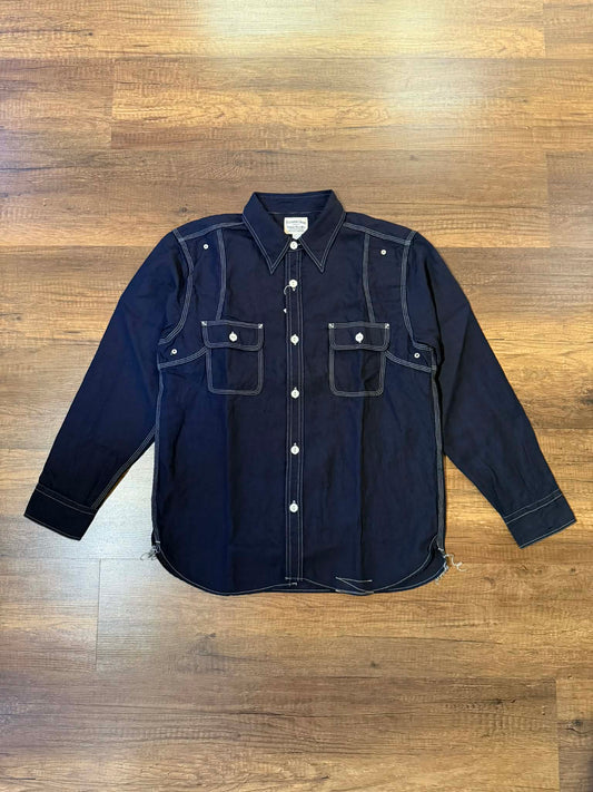 Pherrow's Classic Work Shirt - Indigo