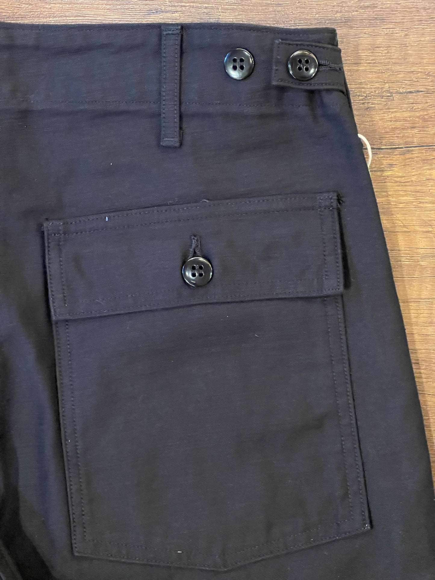 Pherrow's Classic Military Baker Pants - Black