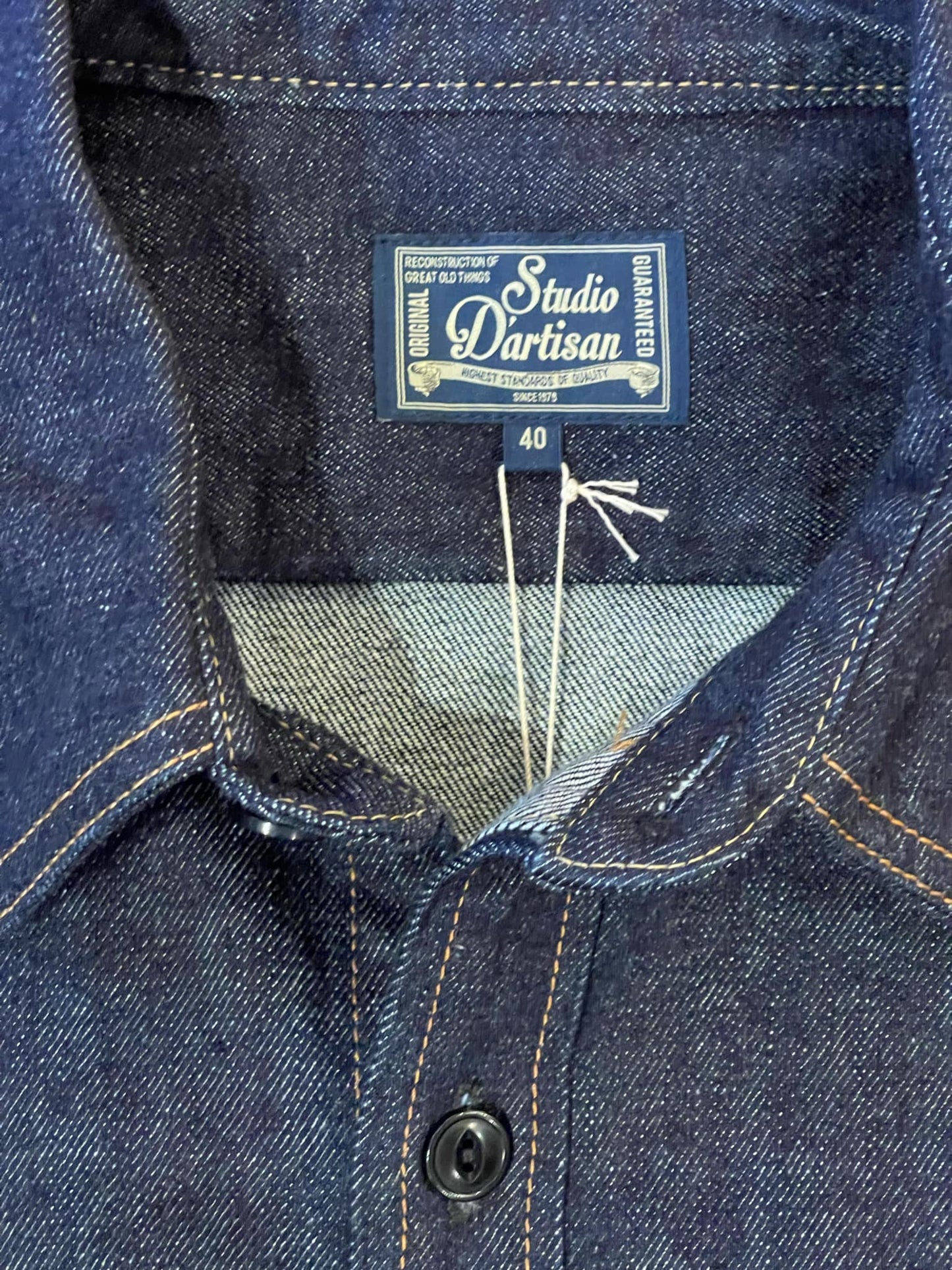 Studio D'Artisan 45th Anniversary "Ishikawadai" 12.5oz  Denim Shirt