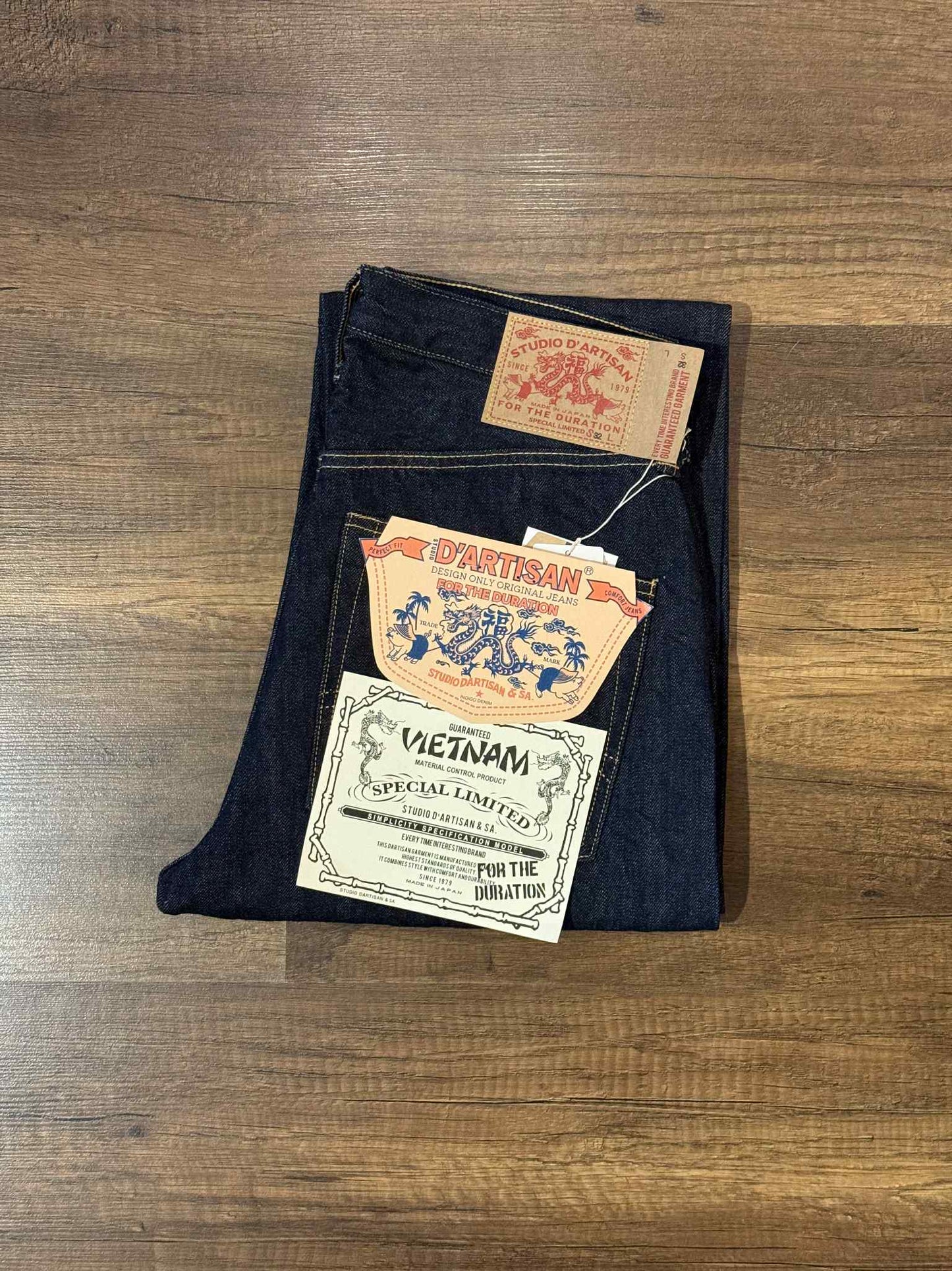 Studio D'Artisan "Vietnam War" 14oz Jeans