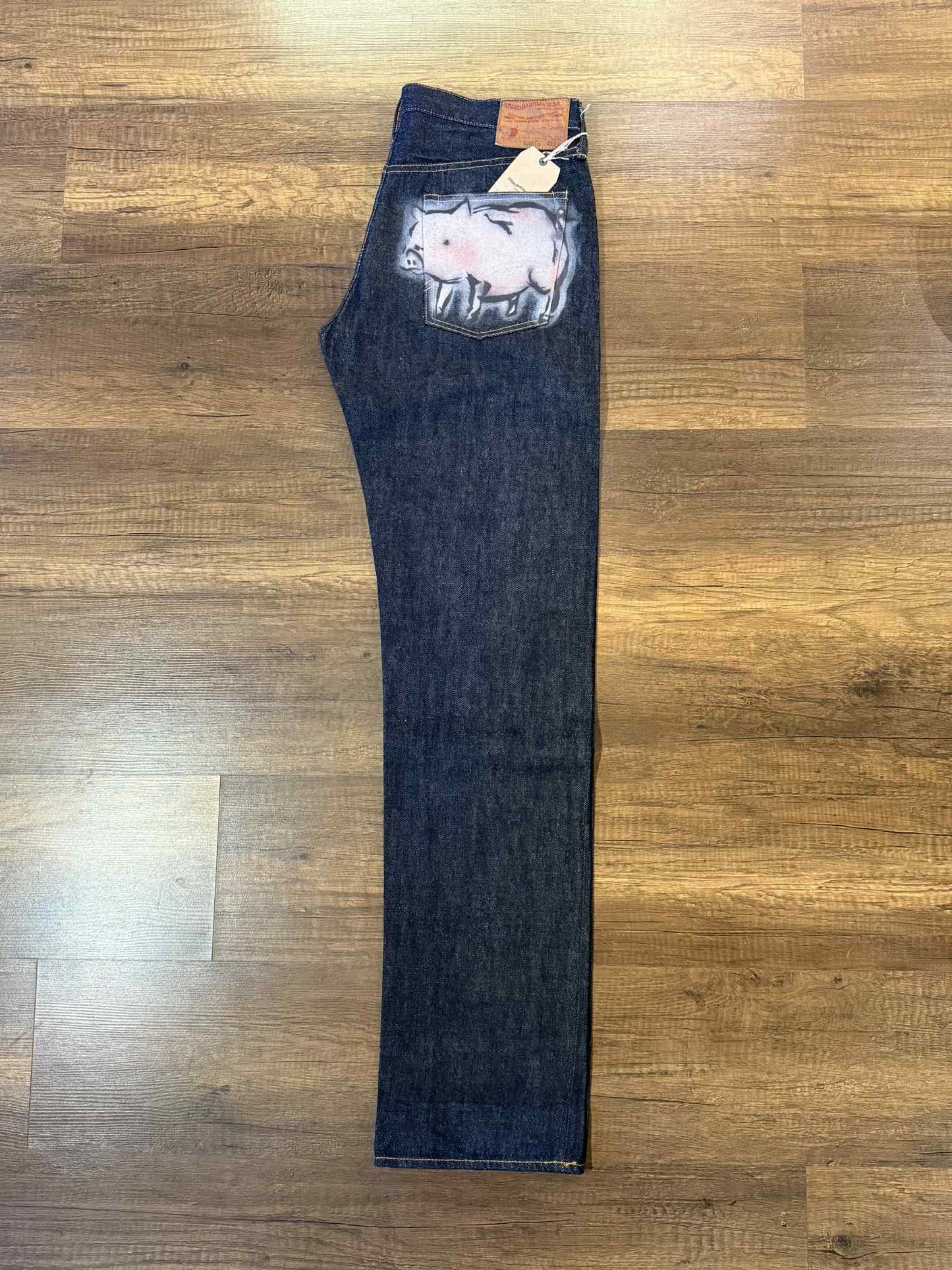 Studio D'Artisan "Monkey" Zodiac Series Jeans - One-Washed