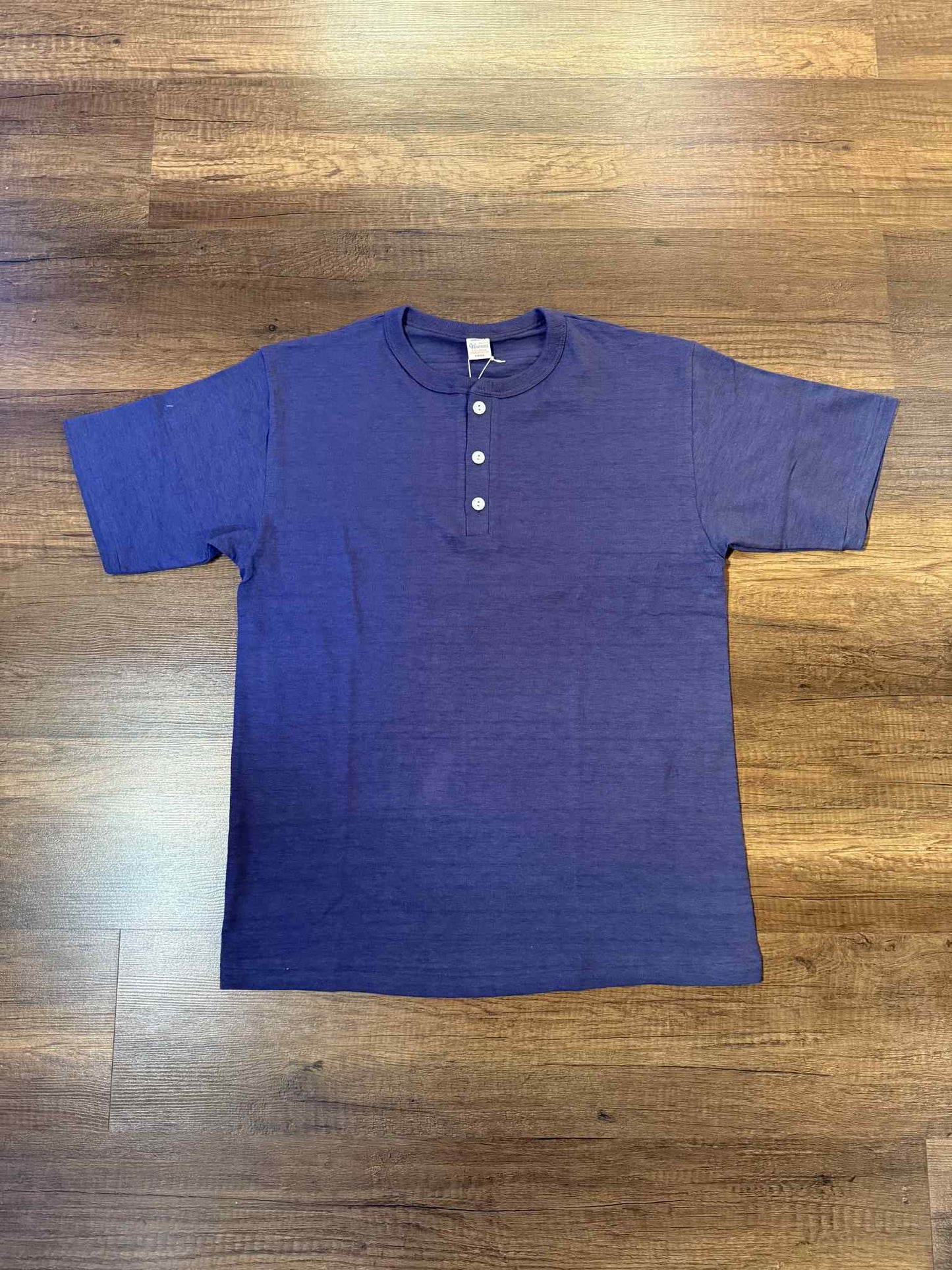 Warehouse & Co Lot 4601 Classic Henley Tee - Egg Plant