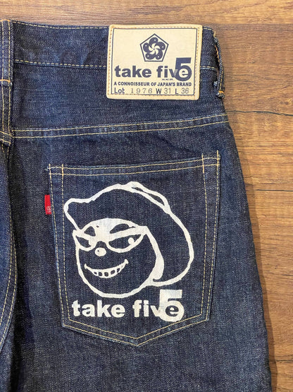 Pherrow's x Take5 "Digo" Boot Cut Jeans