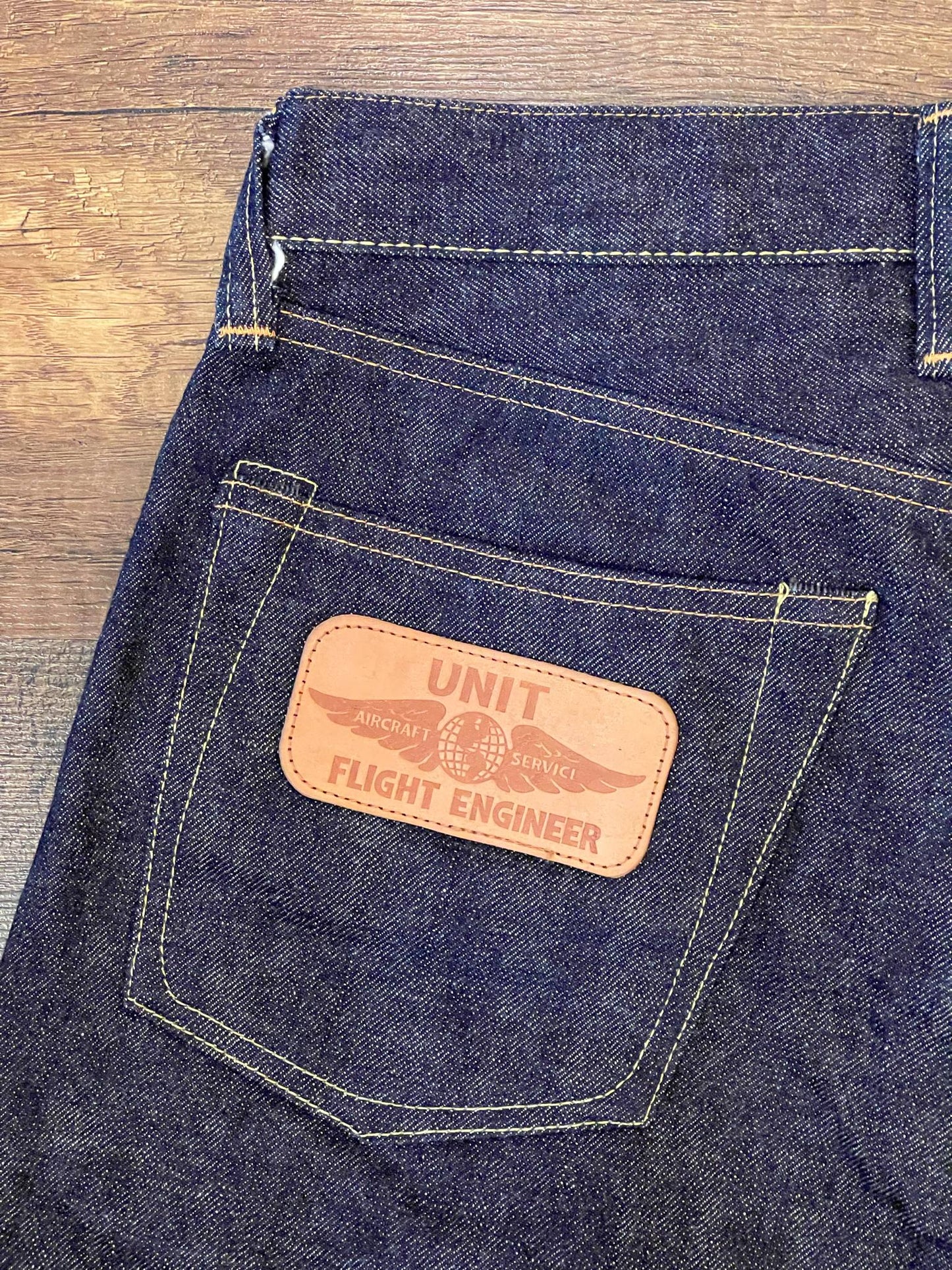 Toys McCoy x Take5 "Flight Engineer" Jeans - Unsanforized