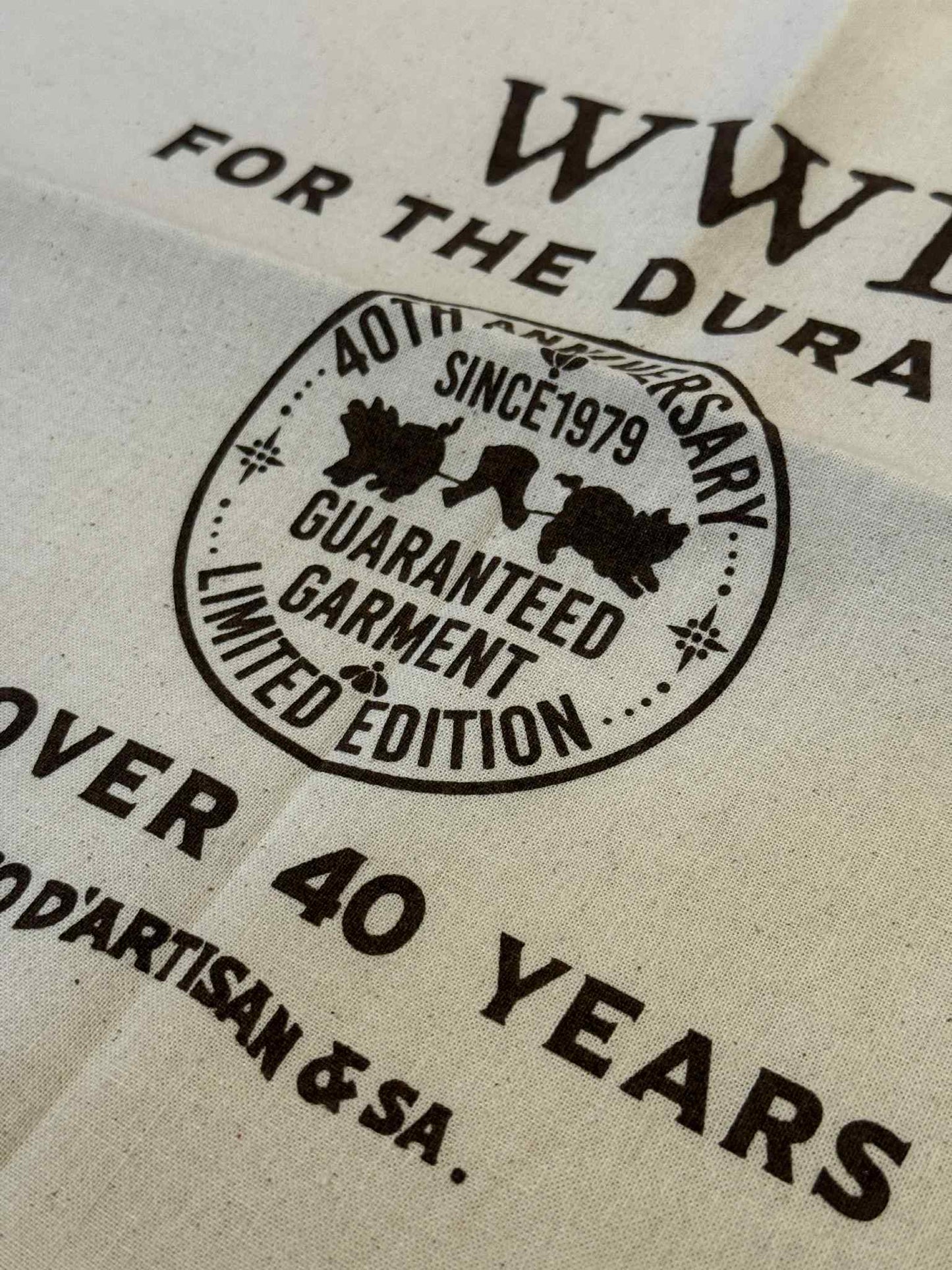 Studio DArtisan '40th Anniversary - WWII' Canvas String Bag
