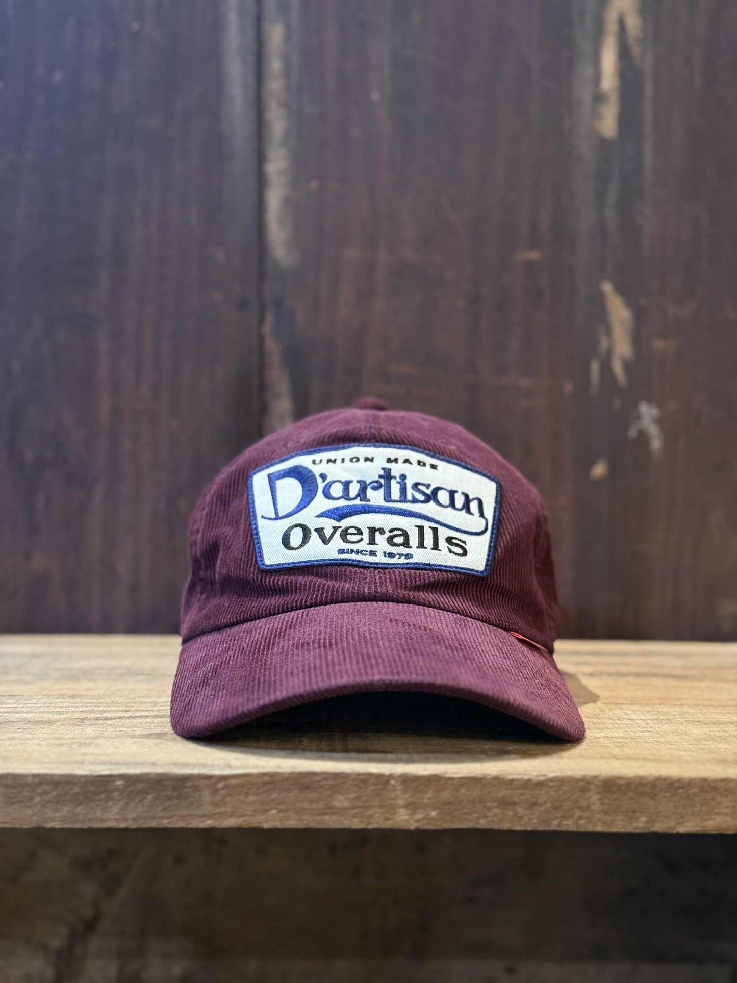 Studio D'Artisan Corduroy Cap - Burgundy