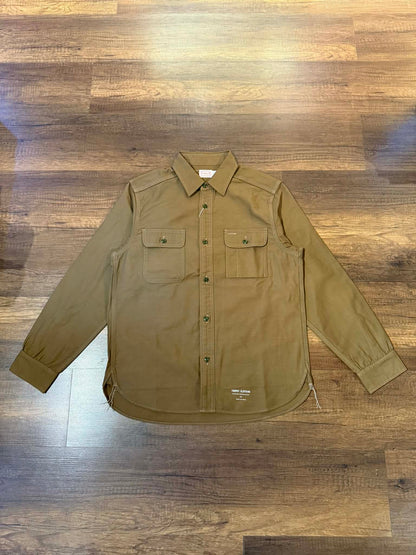Trophy Clothing "Harvest" Back Satin L/S Shirt - Khaki