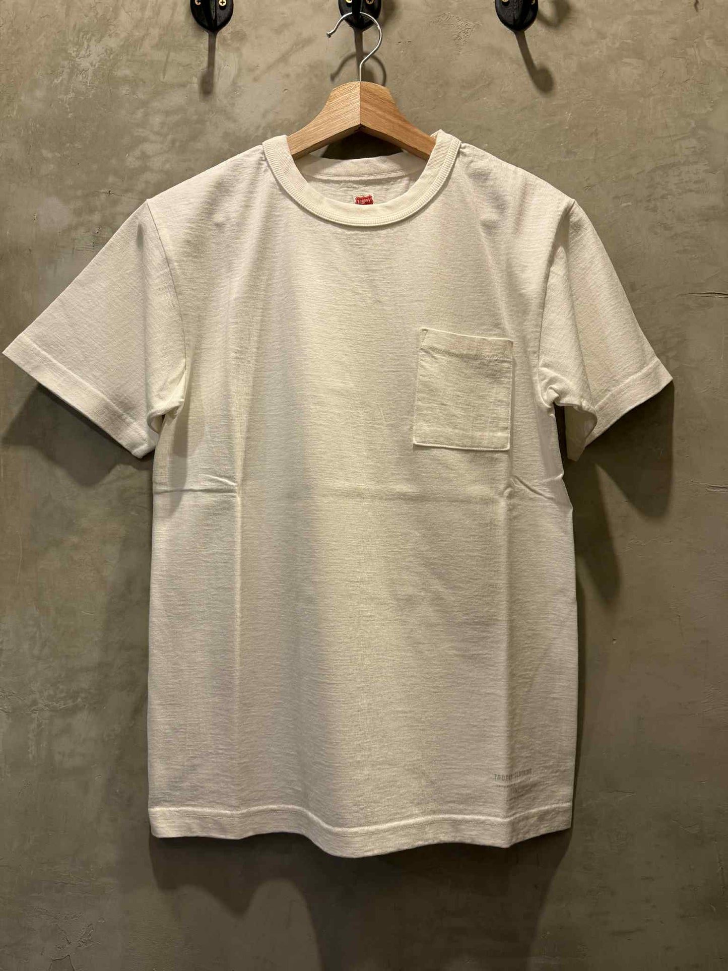 Trophy Clothing Loop Wheel Tee - White