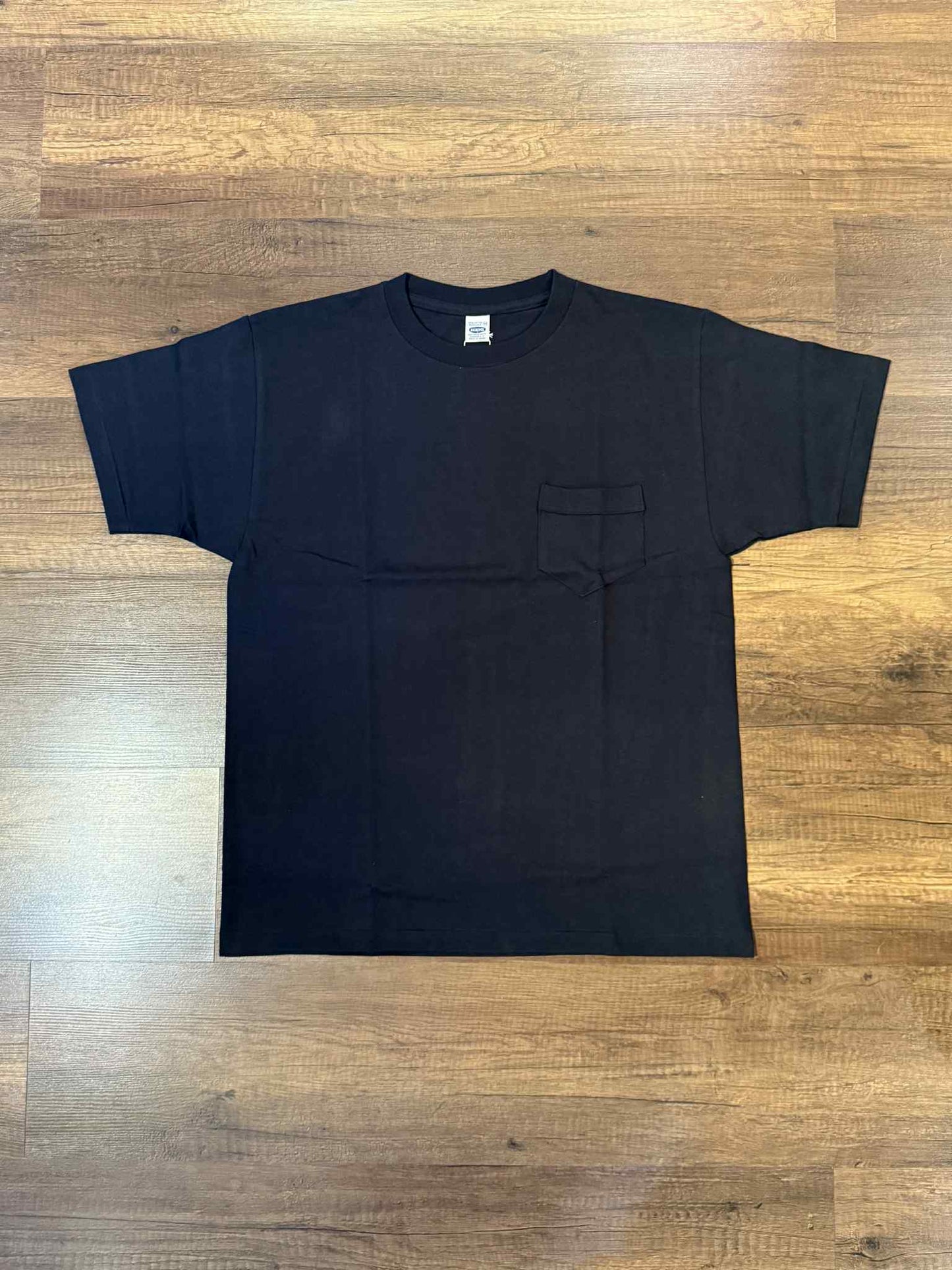Denime Classic Pocket Crew Neck Tee - Black