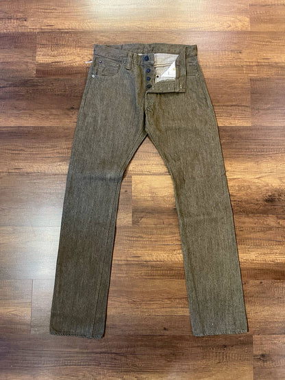 Pure Blue Japan OL-005 140z Slim Straight Jeans