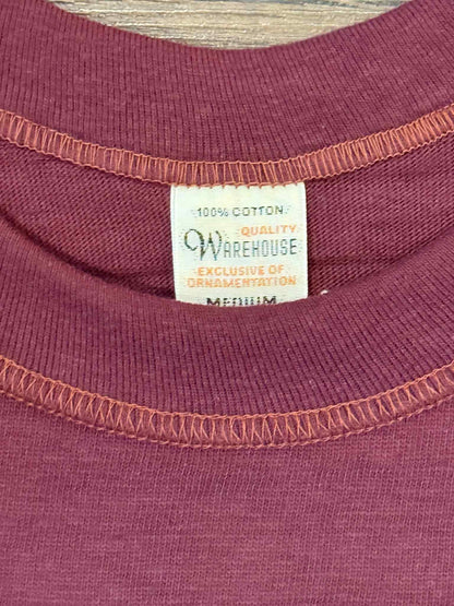 Warehouse & Co Lot 4048 "Freedom" Crew Neck Tee - Bordeaux