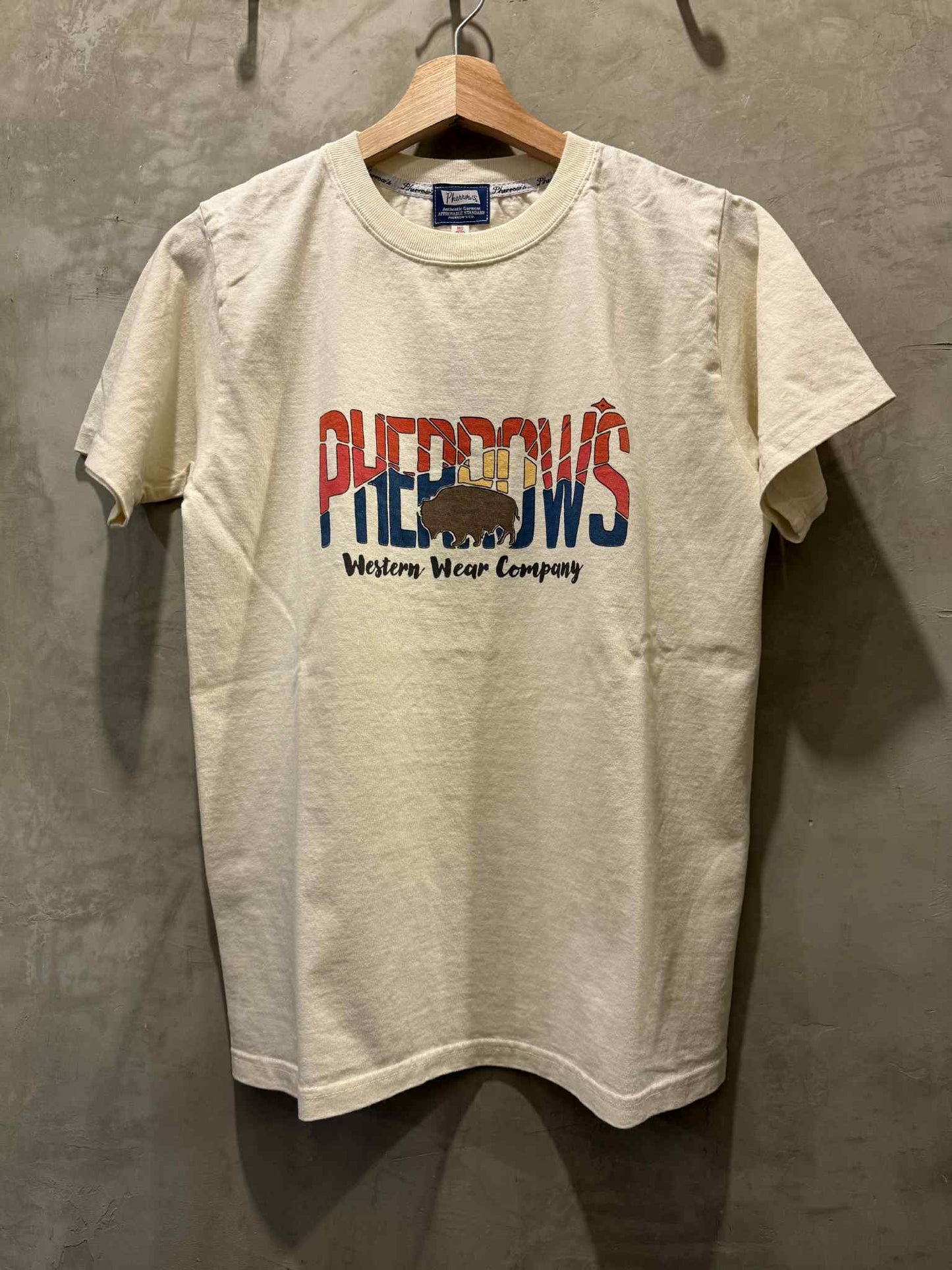 Pherrow's "Western Wear Company Tee - Cream