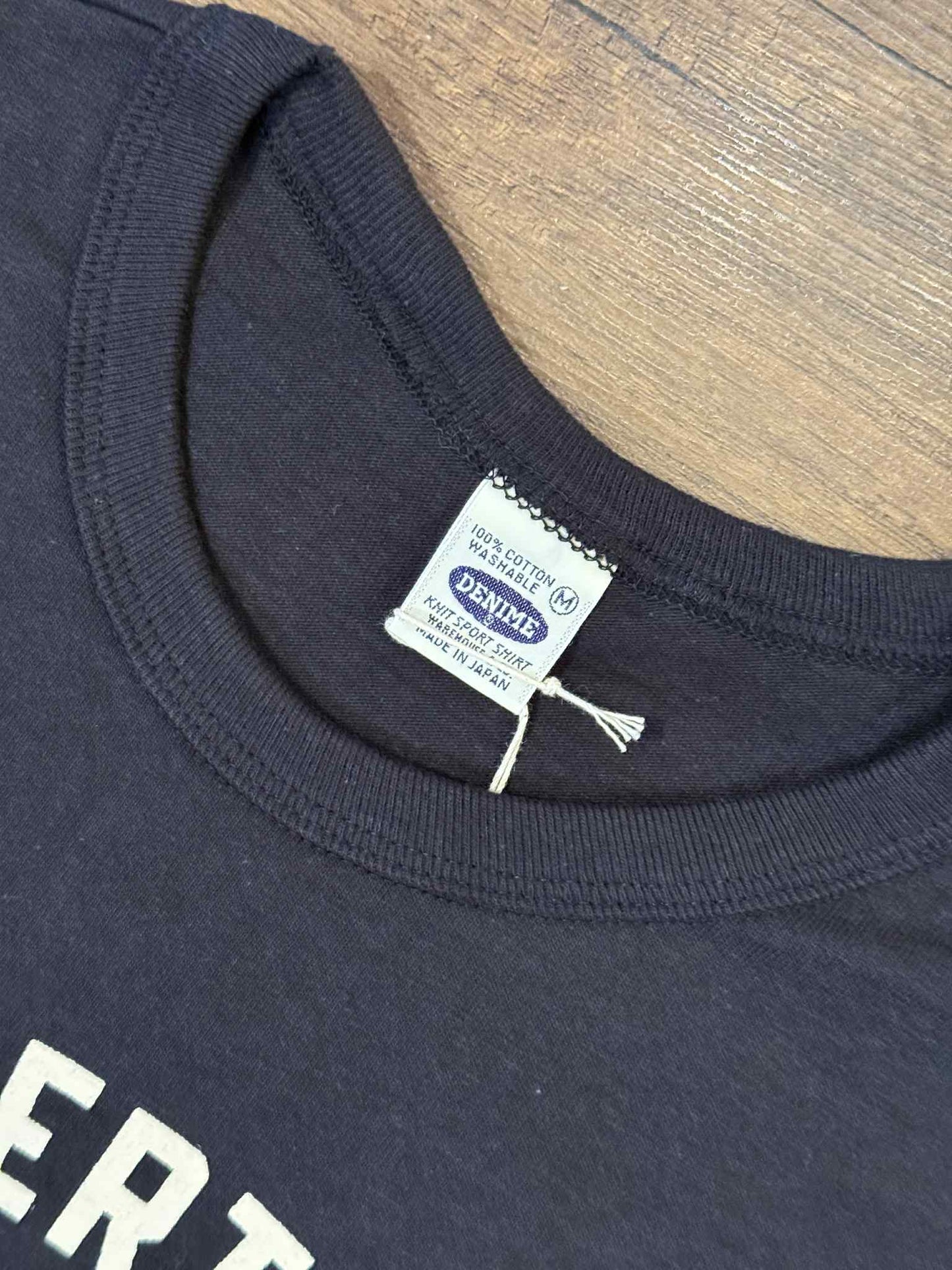 Denime "Athletic Dept" Tee - Black