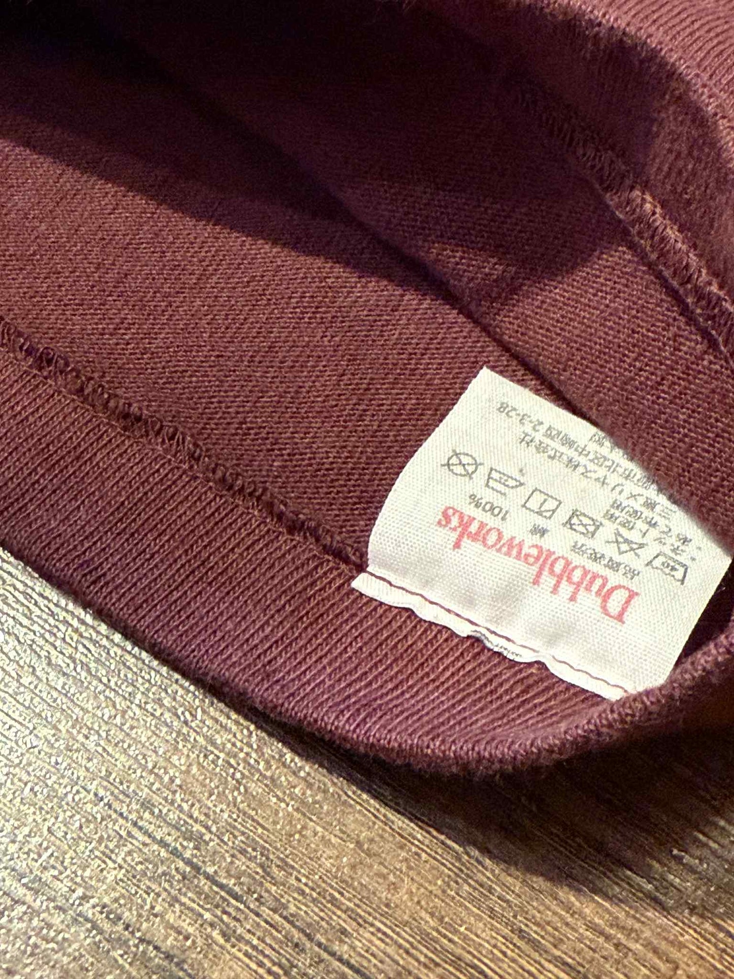 Dubble Works Classic Heavyweight Tee - Bordeaux