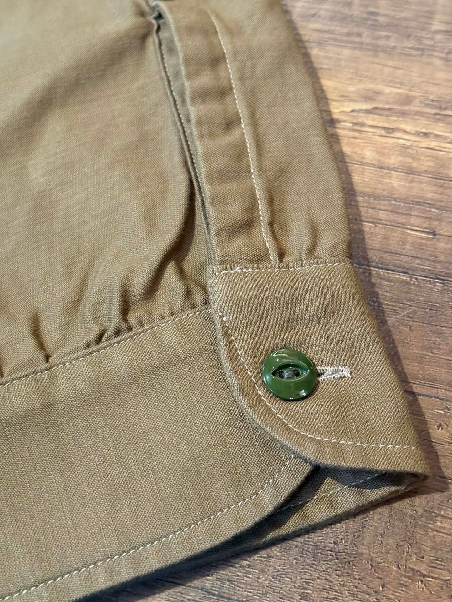 Trophy Clothing "Harvest" Back Satin L/S Shirt - Khaki