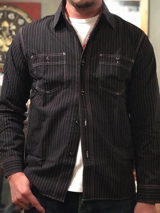 Pherrow's Seersucker Work Shirt
