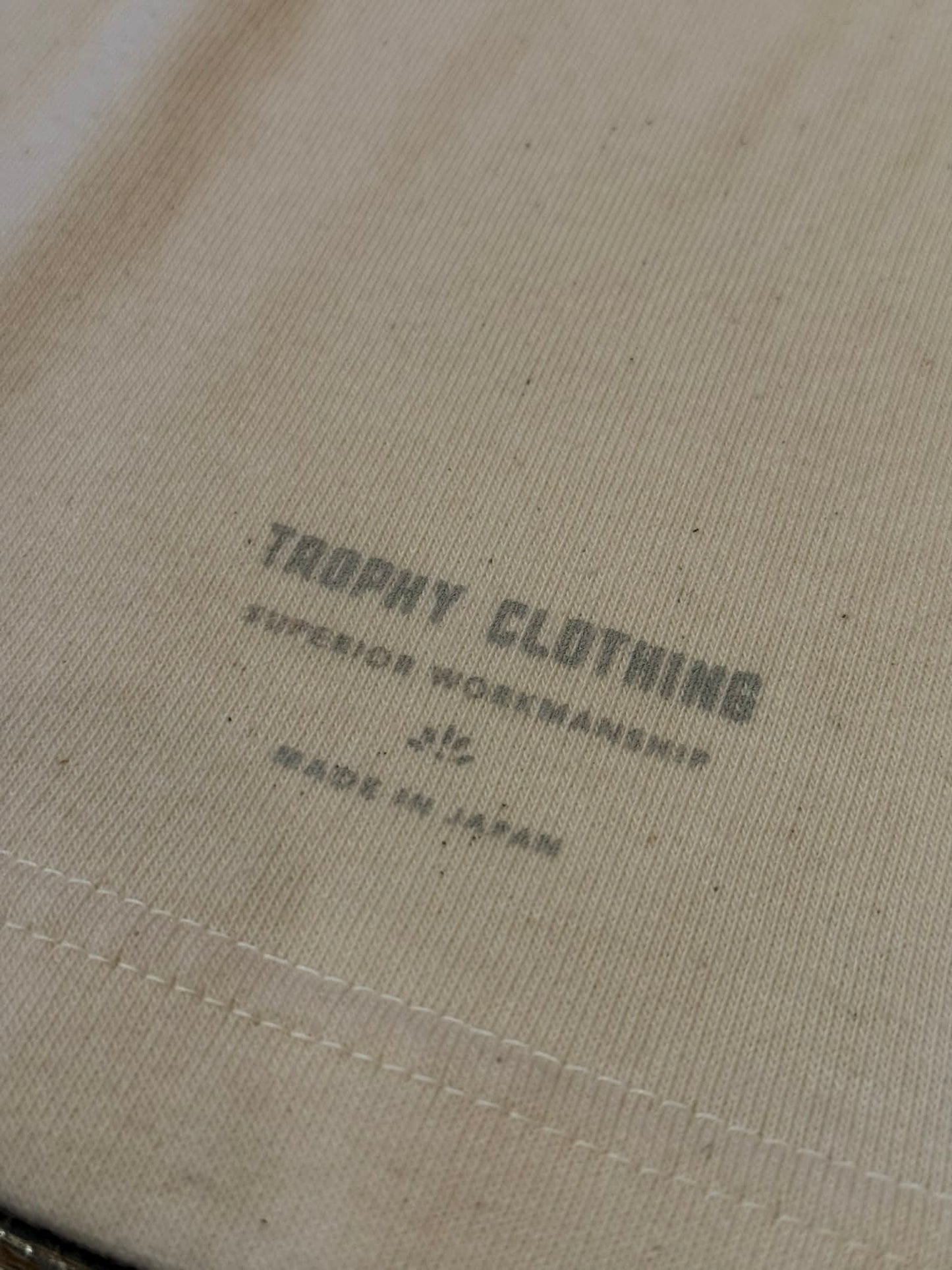 Trophy Clothing 'Wing Logo" L/S Tee - Natural