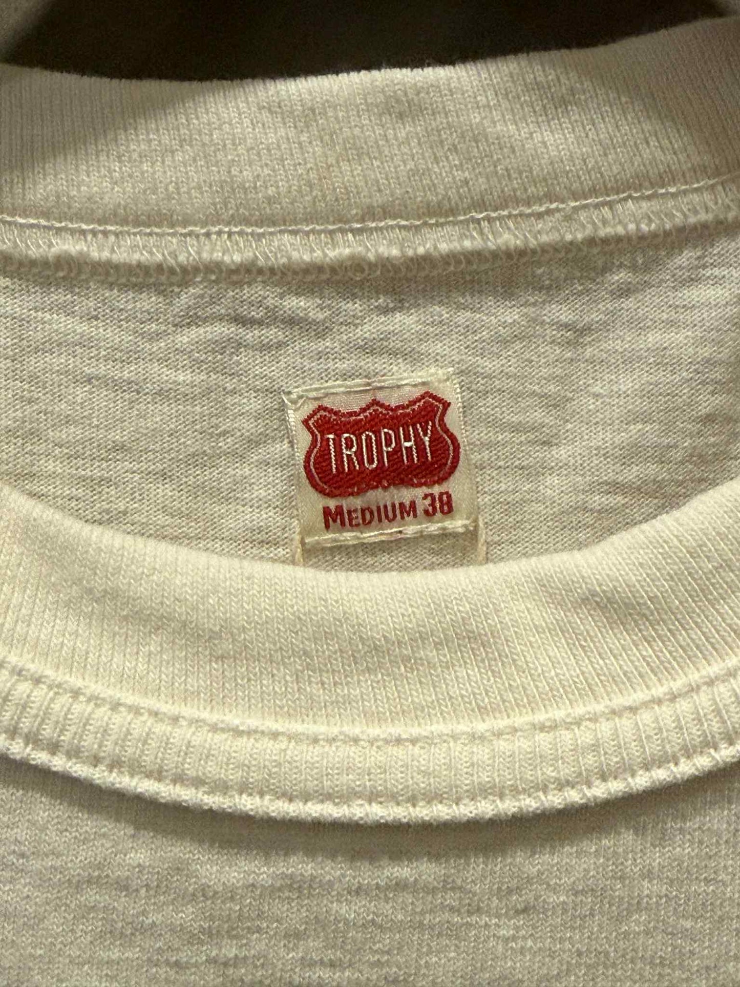 Trophy Clothing Loop Wheel Tee - White